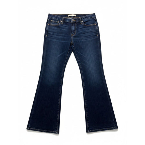 Ann Taylor LOFT Women's Dark Wash Flare Jeans 14L