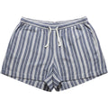 Gap XL Blue White Striped Linen Blend Shorts Womens Casual Coastal