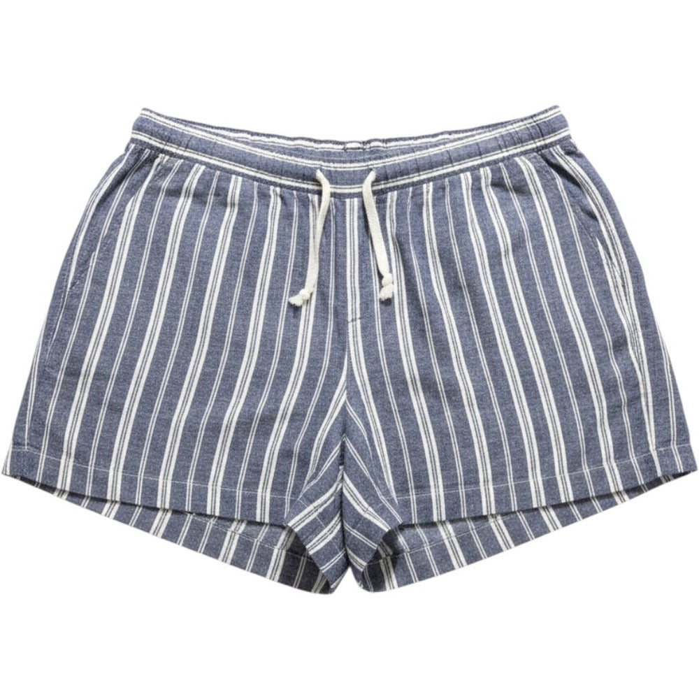 Gap XL Blue White Striped Linen Blend Shorts Womens Casual Coastal