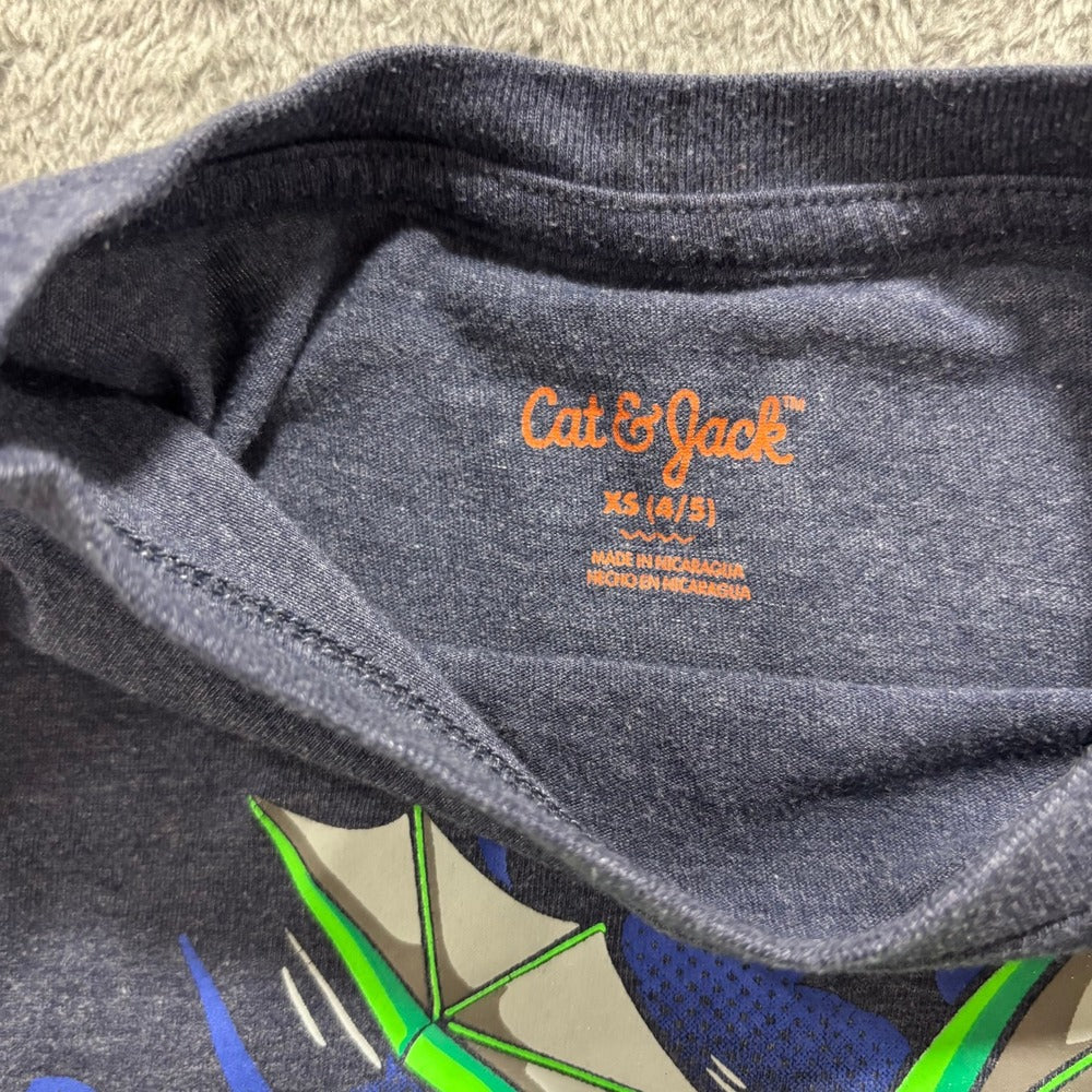 Tommy Bahama Athletic Works Cat & Jack XS 4-5 Boys T-Shirt Lot Casual Vintage