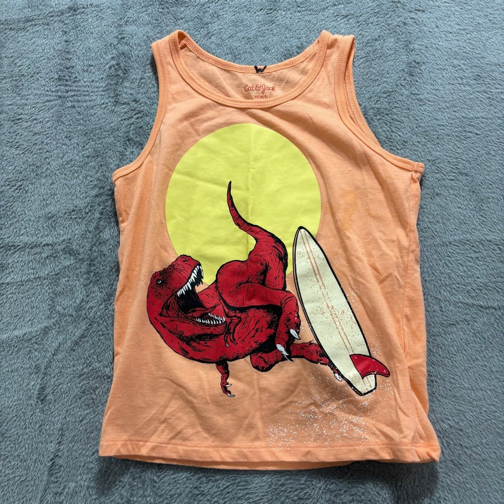 Tommy Bahama Cat & Jack XS 4/5 Multicolor Tank Top Bundle Casual Coastal Vintage
