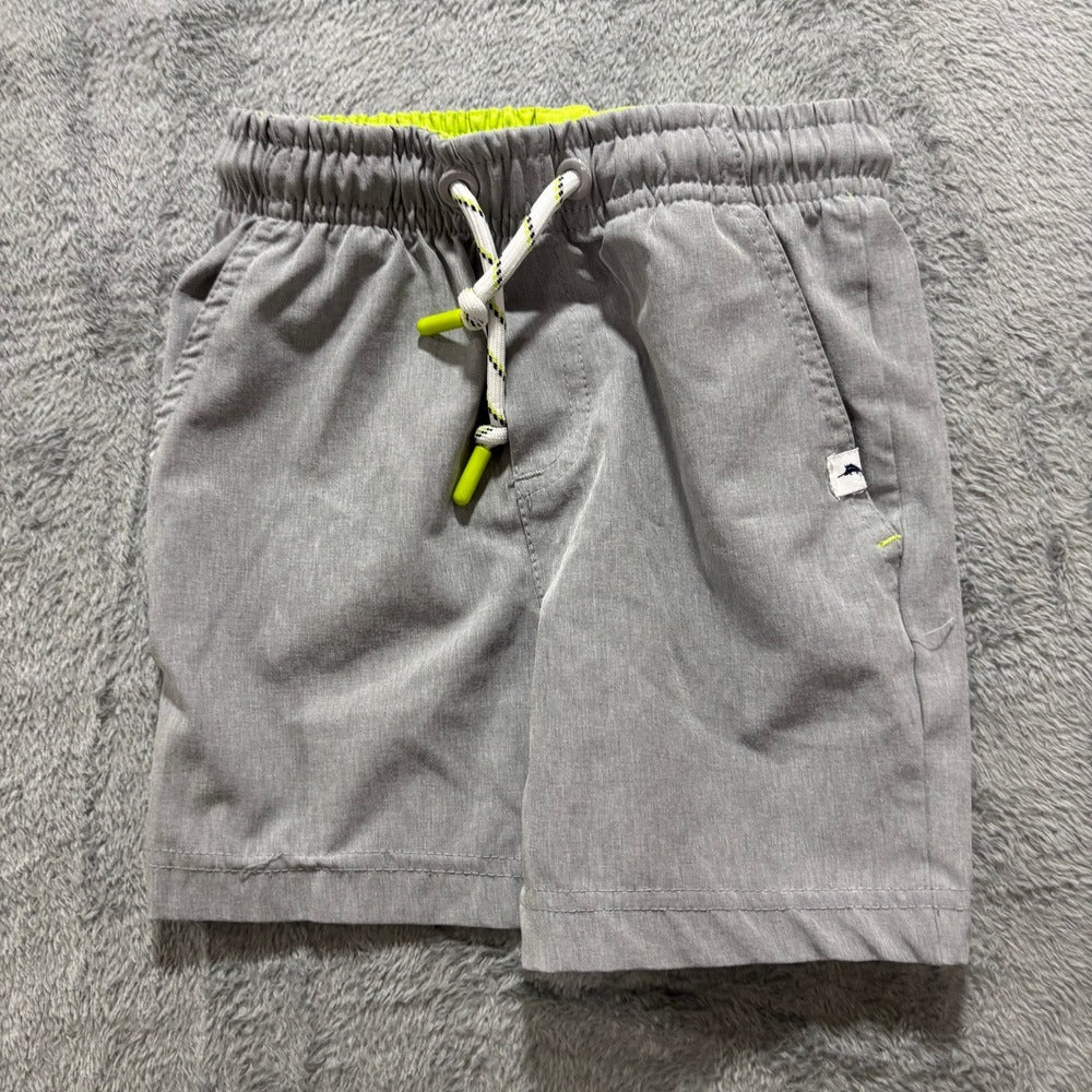 Tommy Bahama XS 4 Lime Green Gray White 4pc Polo Shorts Set Athleisure Coastal