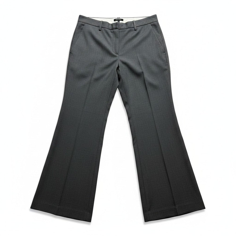 LOFT 14 Gray Dress Pants Womens Wide Leg Career Casual Professional Kate