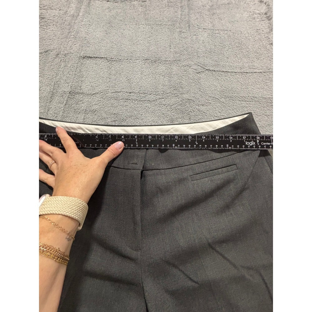 LOFT 14 Gray Dress Pants Womens Wide Leg Career Casual Professional Kate