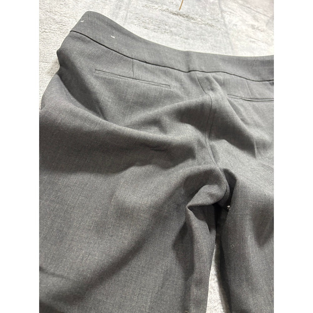 LOFT 14 Gray Dress Pants Womens Wide Leg Career Casual Professional Kate