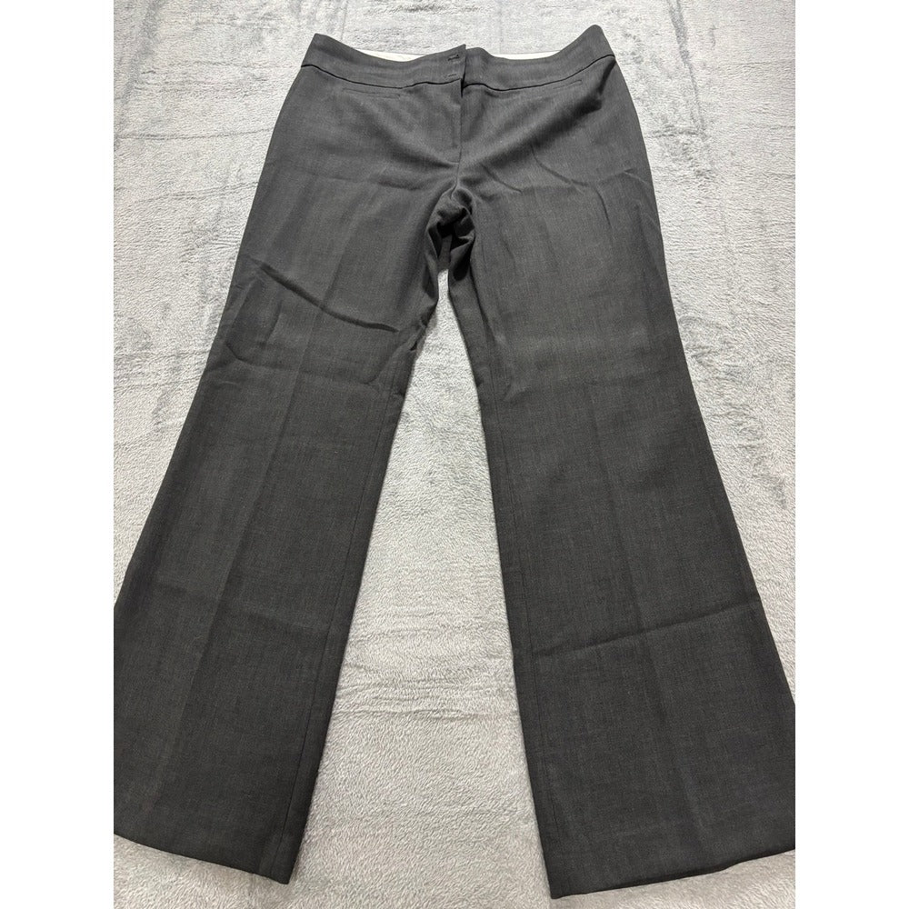 LOFT 14 Gray Dress Pants Womens Wide Leg Career Casual Professional Kate