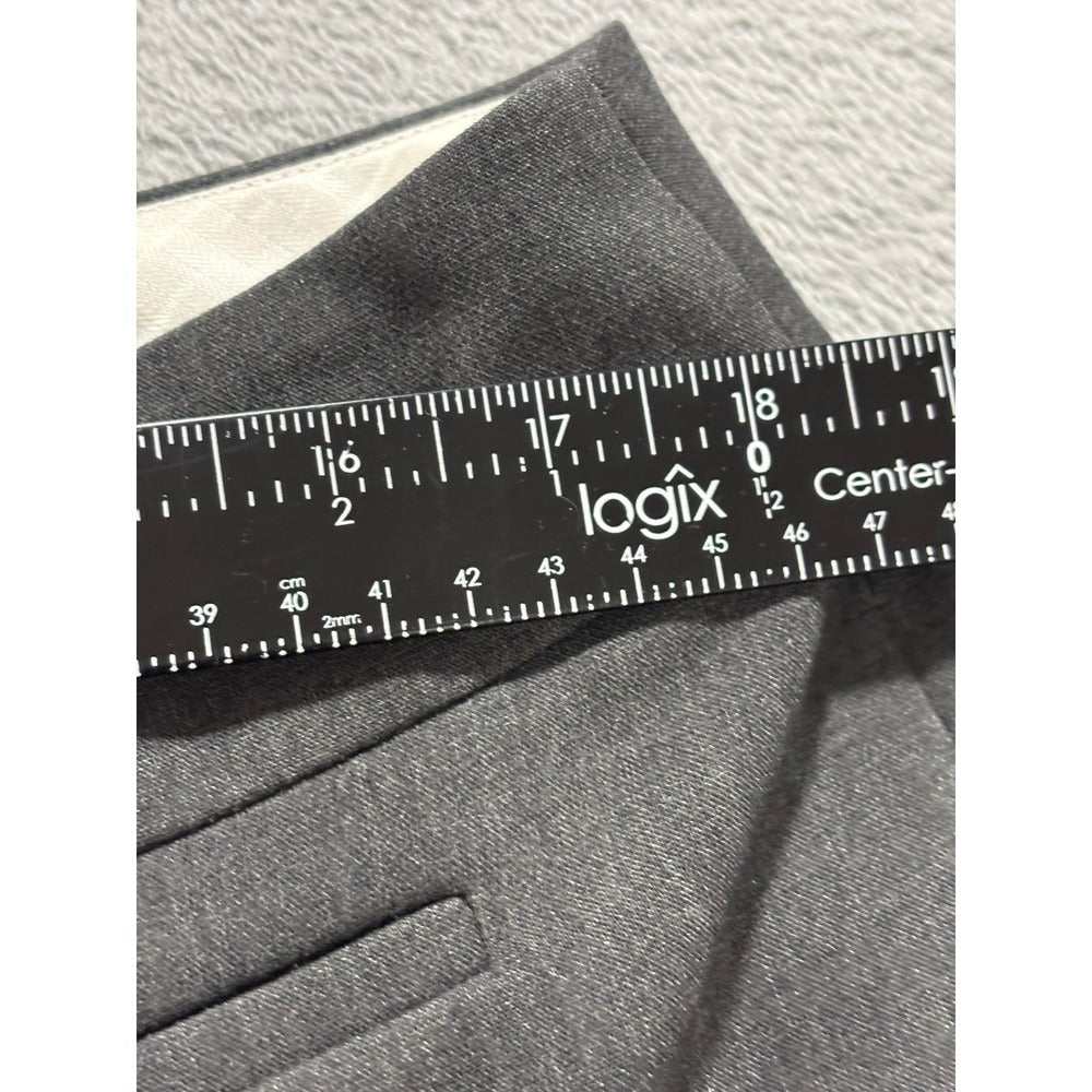 LOFT 14 Gray Dress Pants Womens Wide Leg Career Casual Professional Kate