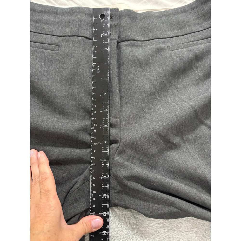 LOFT 14 Gray Dress Pants Womens Wide Leg Career Casual Professional Kate