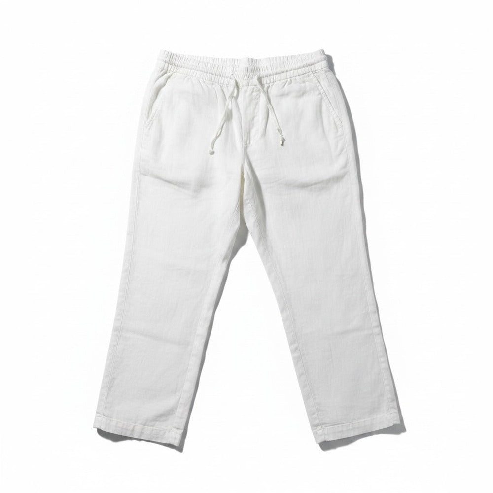 Old Navy Large Tall White Linen Blend Relaxed Pants Womens Boho Casual Cozy