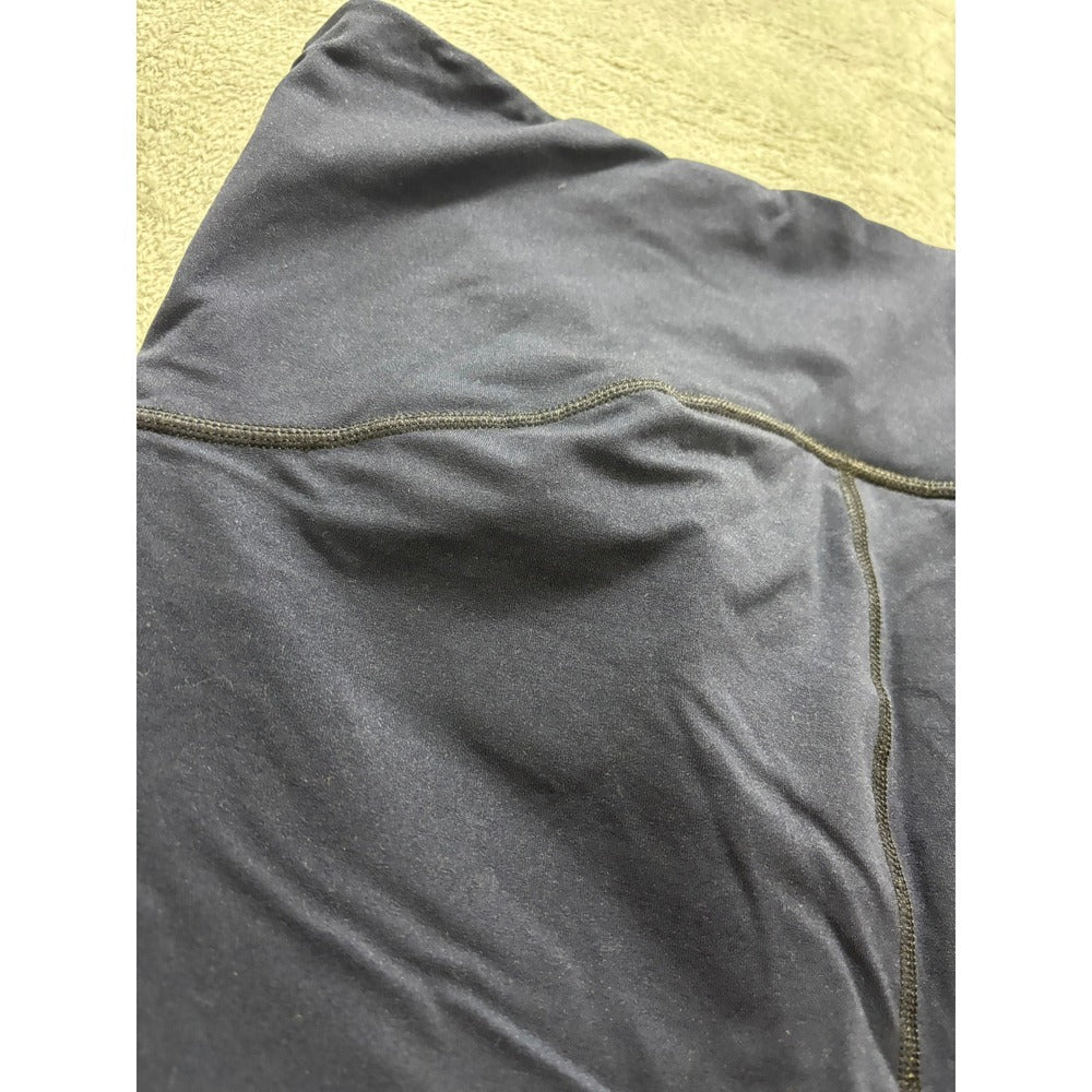 Spanx 1X Navy Blue Womens Cropped Leggings Athleisure Casual Compression Capri