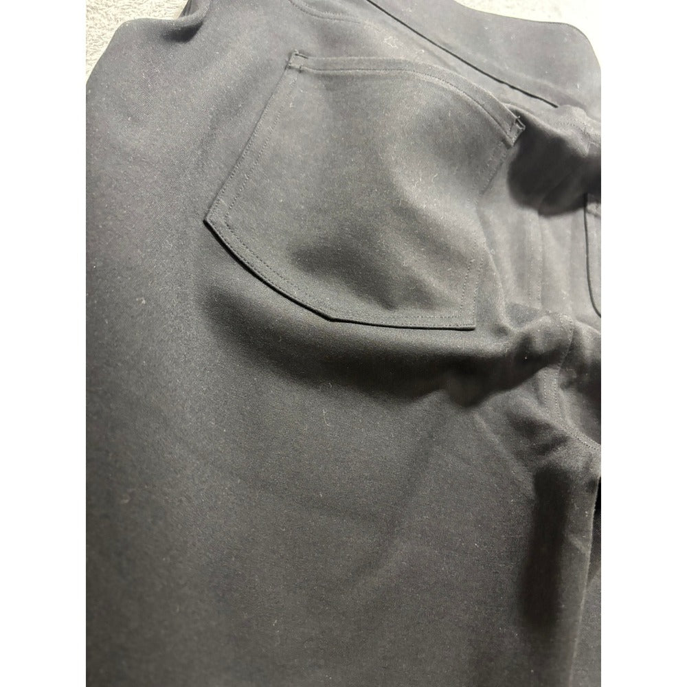 Spanx 1XT Black The Perfect Pant Slim Straight Womens Casual Cozy Plus Size