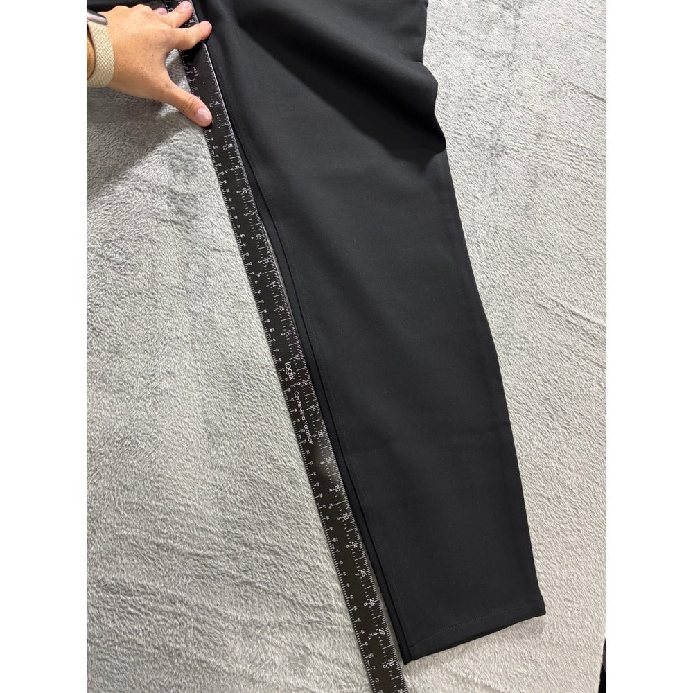 Spanx 1XT Black The Perfect Pant Slim Straight Womens Casual Cozy Plus Size