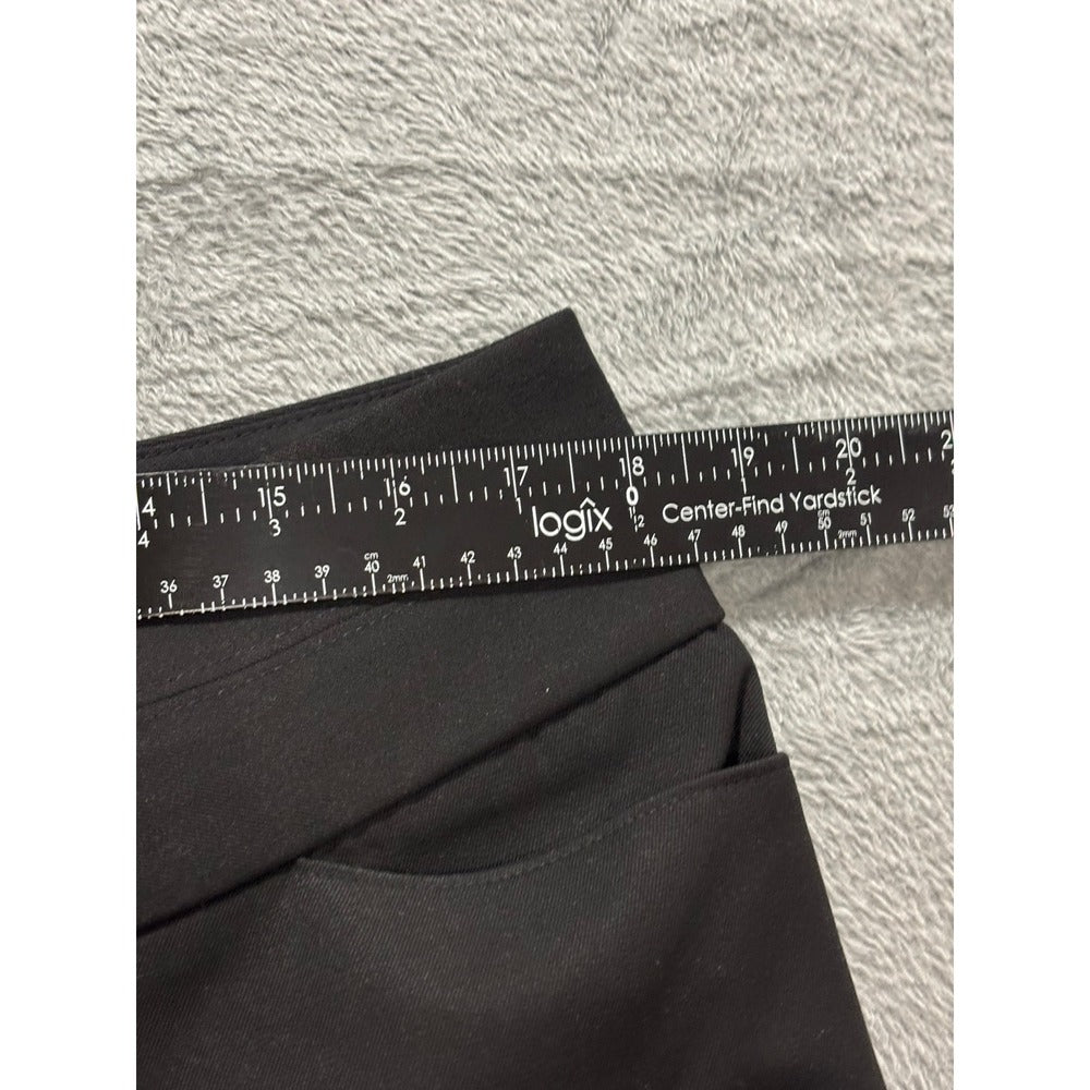Express 14R Black Editor Flare Leg Pants Womens Casual Preppy Office Slacks