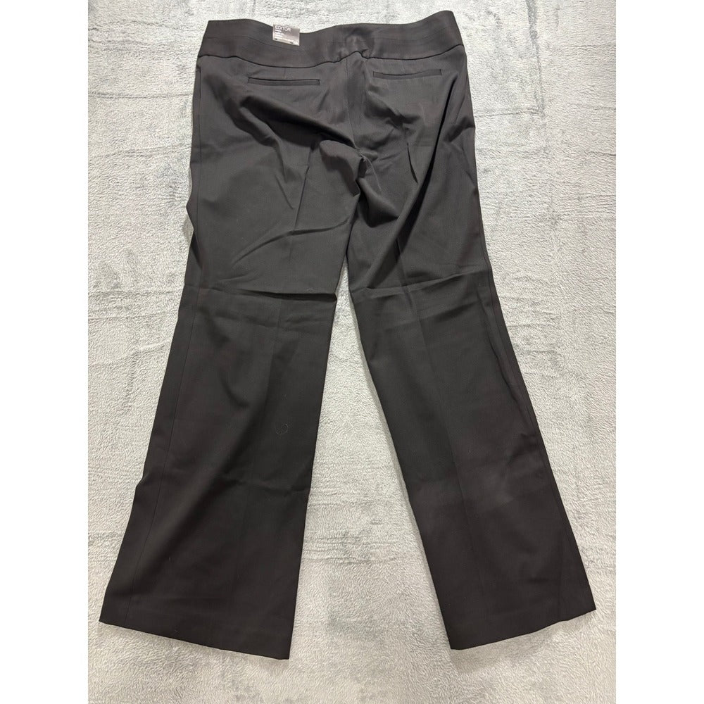 Express 14R Black Editor Flare Leg Pants Womens Casual Preppy Office Slacks