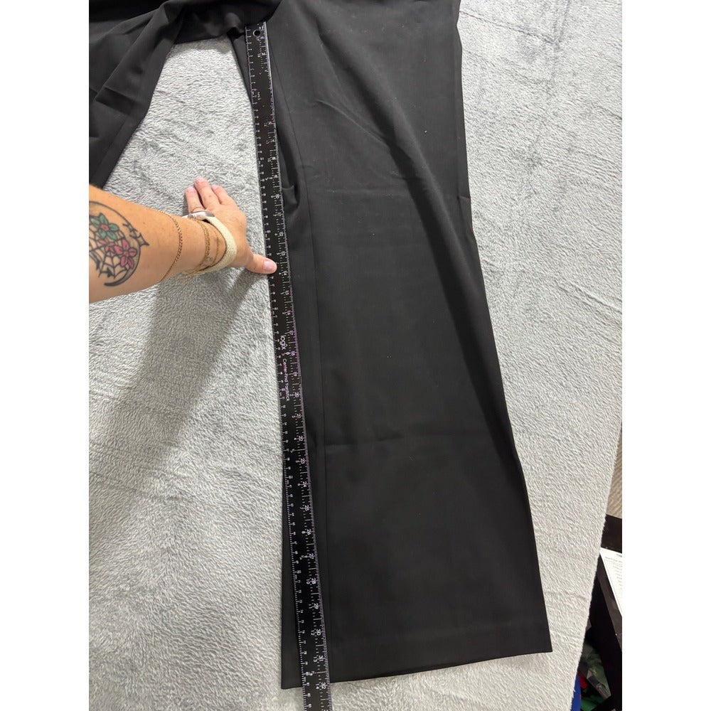 Express 14R Black Editor Flare Leg Pants Womens Casual Preppy Office Slacks