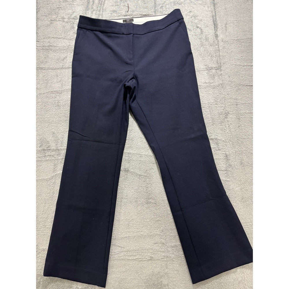 J.Crew 16T Navy Blue Edie Trouser Pants Womens Preppy Casual