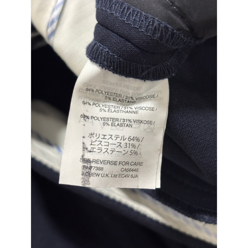 J.Crew 16T Navy Blue Edie Trouser Pants Womens Preppy Casual
