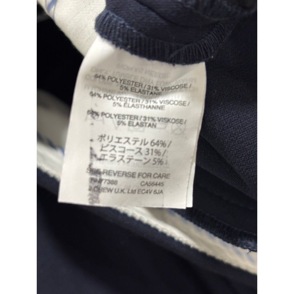 J.Crew 16T Navy Blue Edie Trouser Pants Womens Preppy Casual