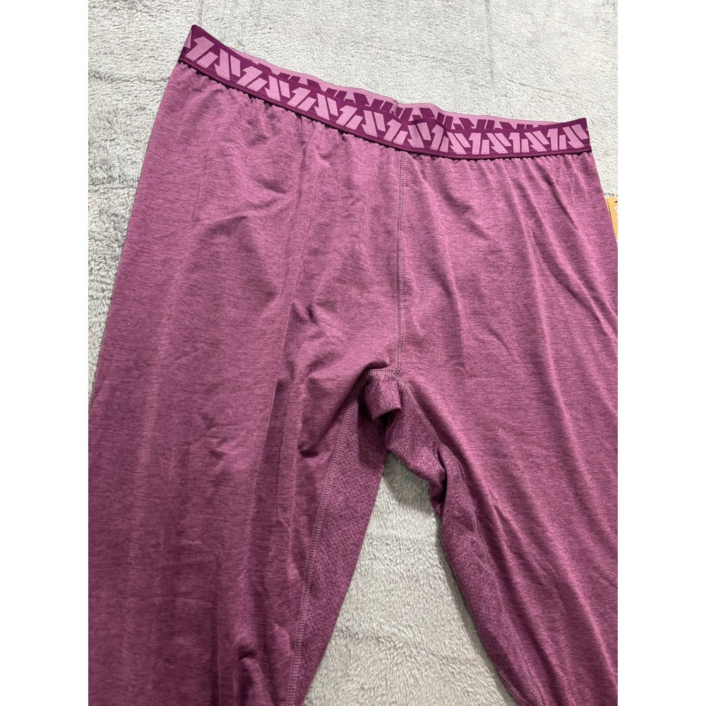 Eddie Bauer XL Purple First Ascent Resolution Baselayer Leggings Womens NWT