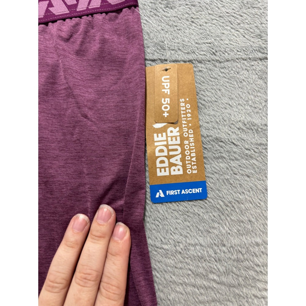 Eddie Bauer XL Purple First Ascent Resolution Baselayer Leggings Womens NWT