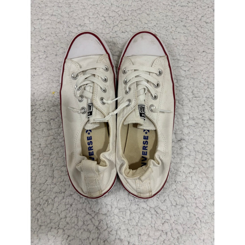 Converse Chuck Taylor All Star Shoreline Womens 9 White Canvas Slip On 537084F