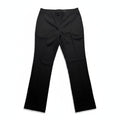 Chicos 2 US 12 Womens Black Straight Leg Pants Casual Preppy Slim Dress Slacks