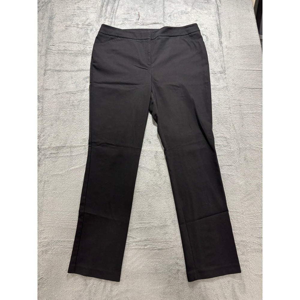 Chicos 3 Tall US 16T Womens Black So Slimming Juliet Straight Leg Pants Career
