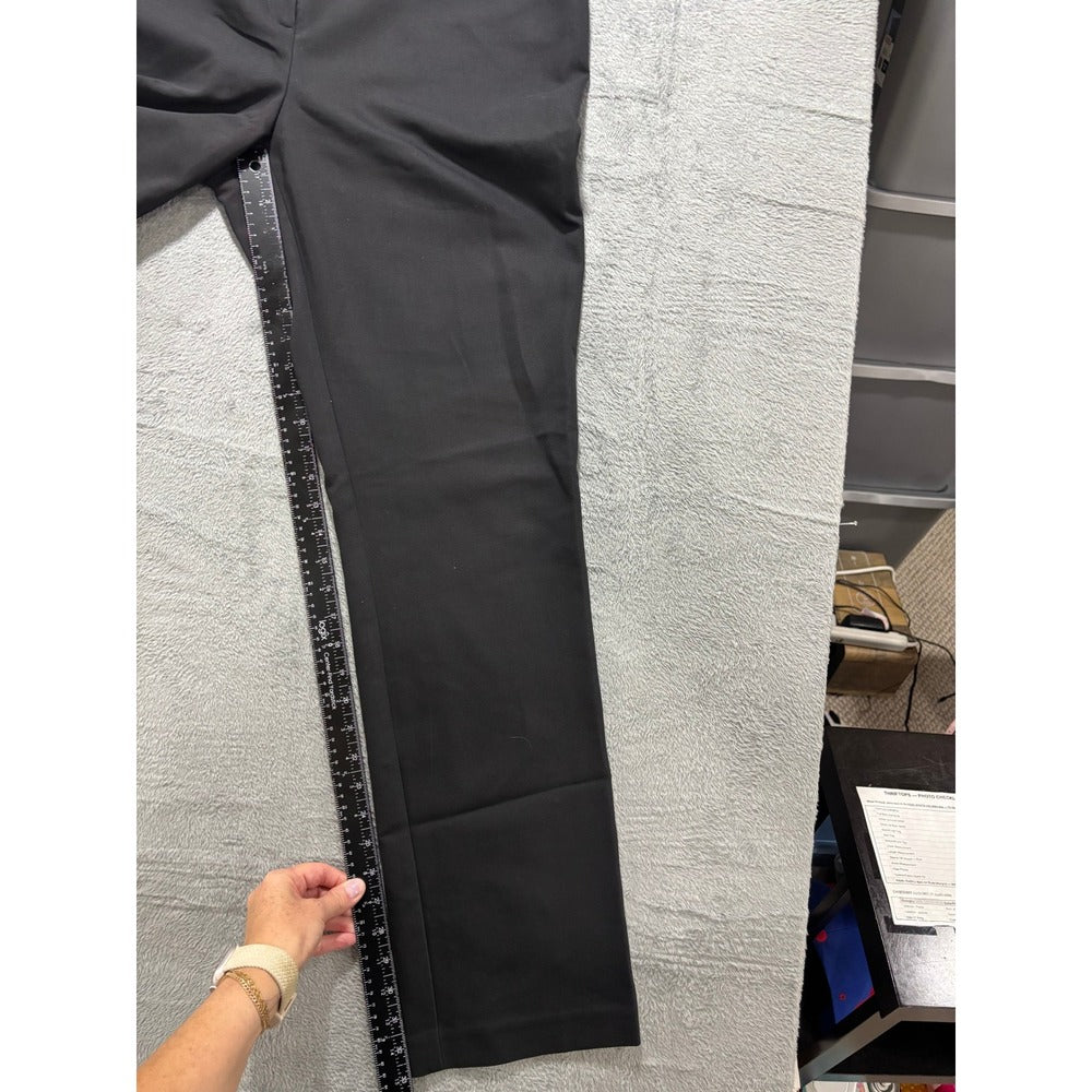 Chicos 3 Tall US 16T Womens Black So Slimming Juliet Straight Leg Pants Career