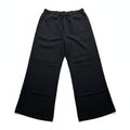 A New Day M Black Wide Leg Pants Womens Casual Cozy Rayon Trousers