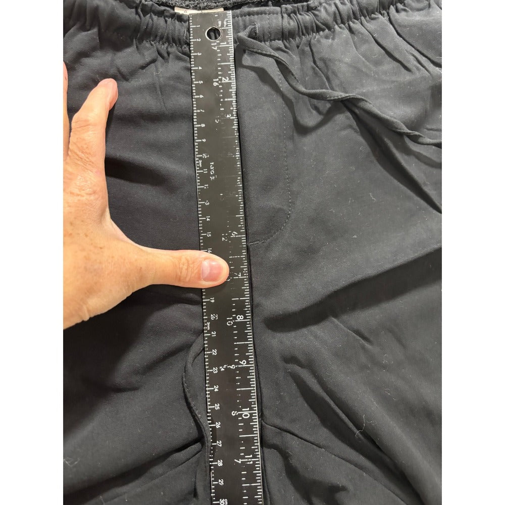 A New Day M Black Wide Leg Pants Womens Casual Cozy Rayon Trousers