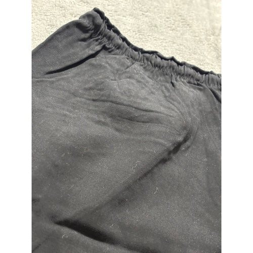 A New Day M Black Wide Leg Pants Womens Casual Cozy Rayon Trousers