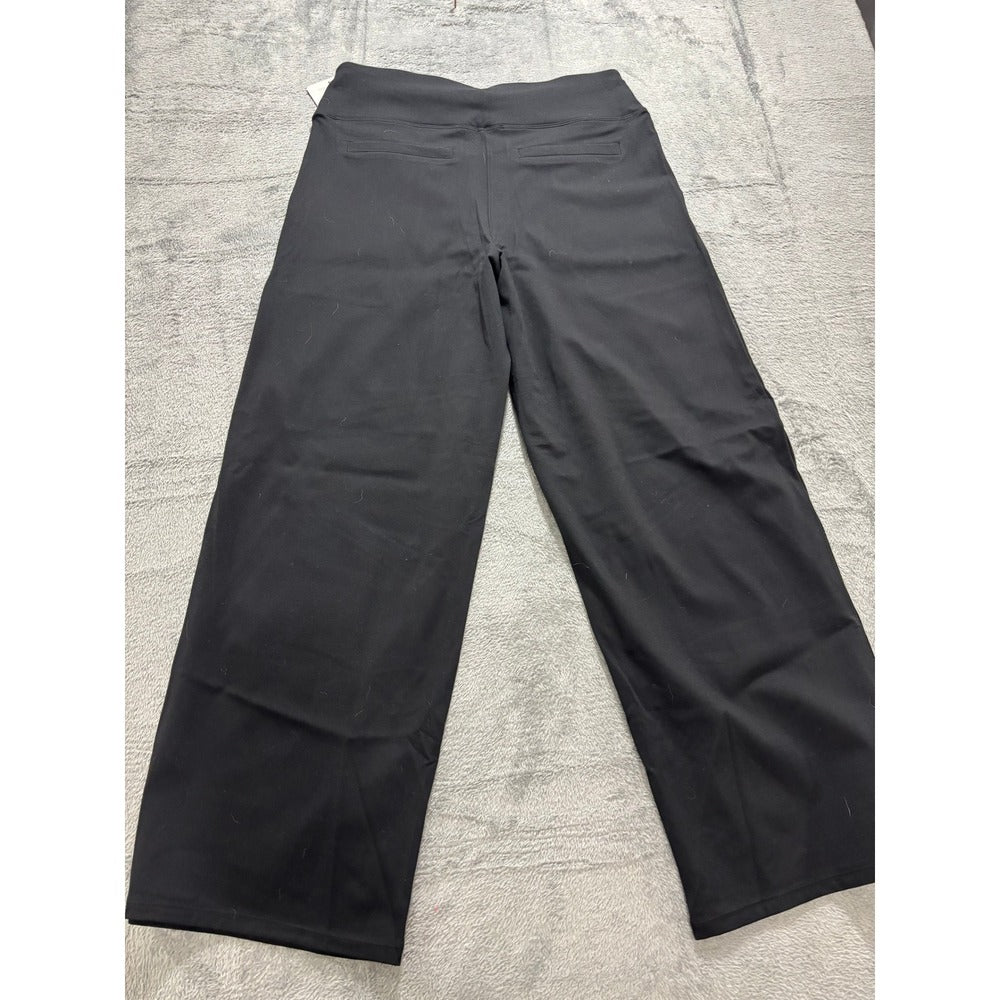 Bubblelime L Black Wide Leg Yoga Pants Womens NWT Athleisure Casual