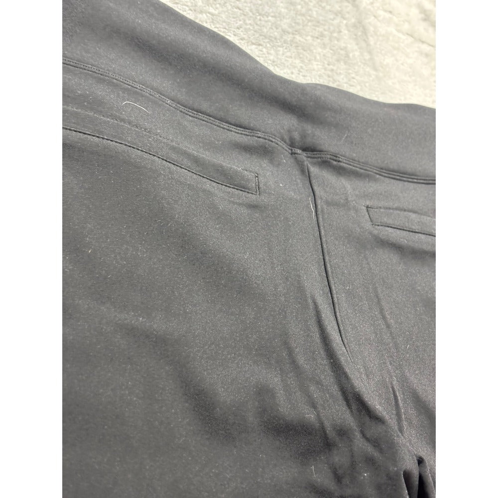 Bubblelime L Black Wide Leg Yoga Pants Womens NWT Athleisure Casual