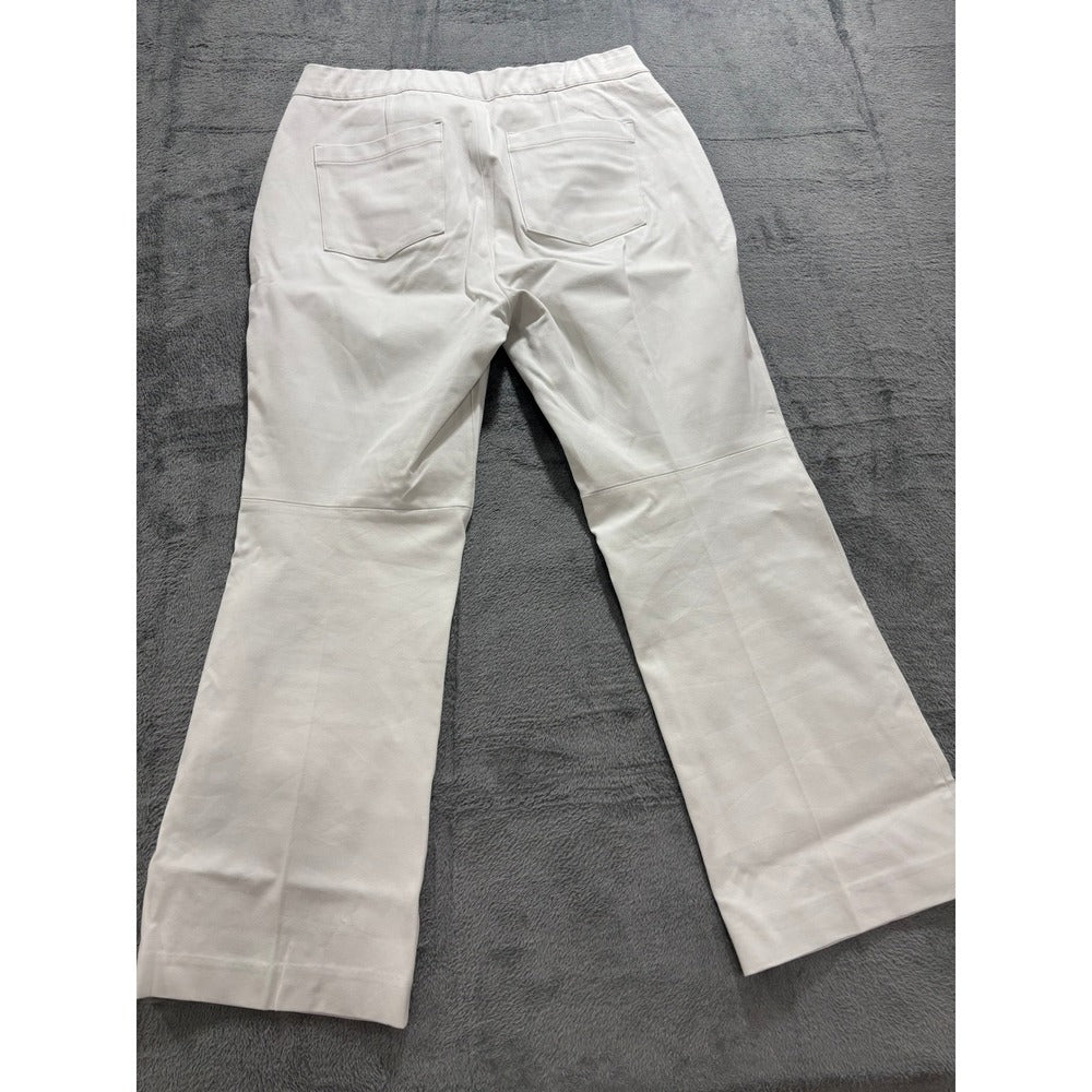 Spanx XL White Flare Pants Womens Casual Athleisure Slimming Trousers