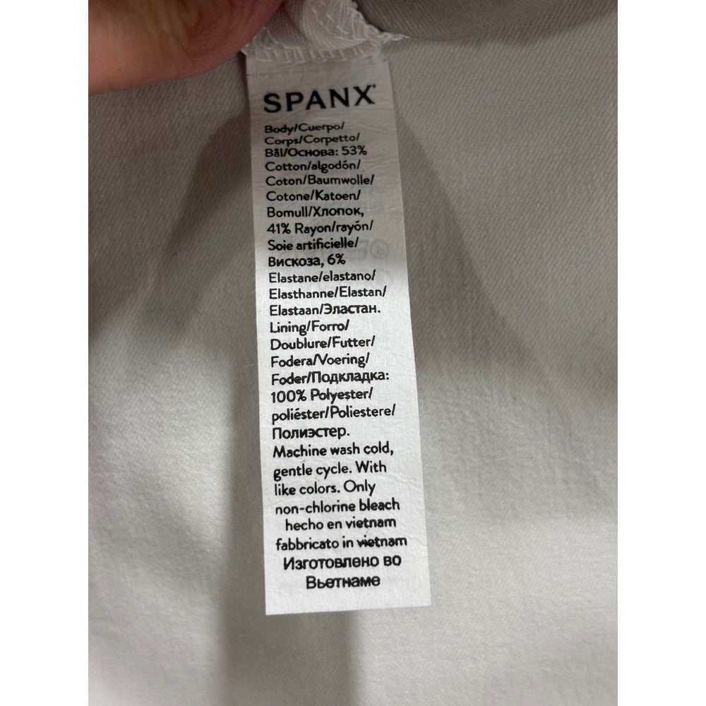 Spanx XL White Flare Pants Womens Casual Athleisure Slimming Trousers