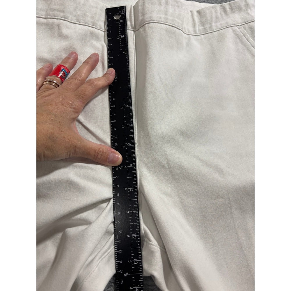 Spanx XL White Flare Pants Womens Casual Athleisure Slimming Trousers