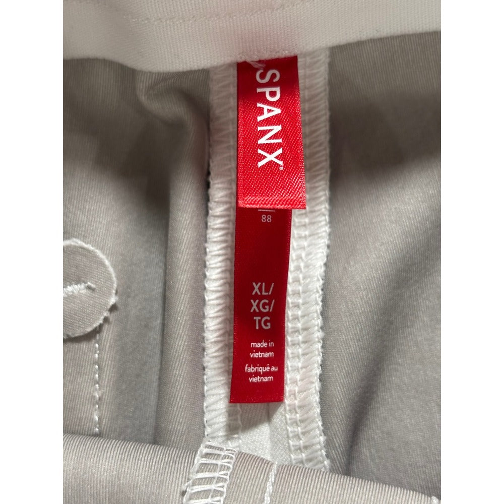 Spanx XL White Flare Pants Womens Casual Athleisure Slimming Trousers