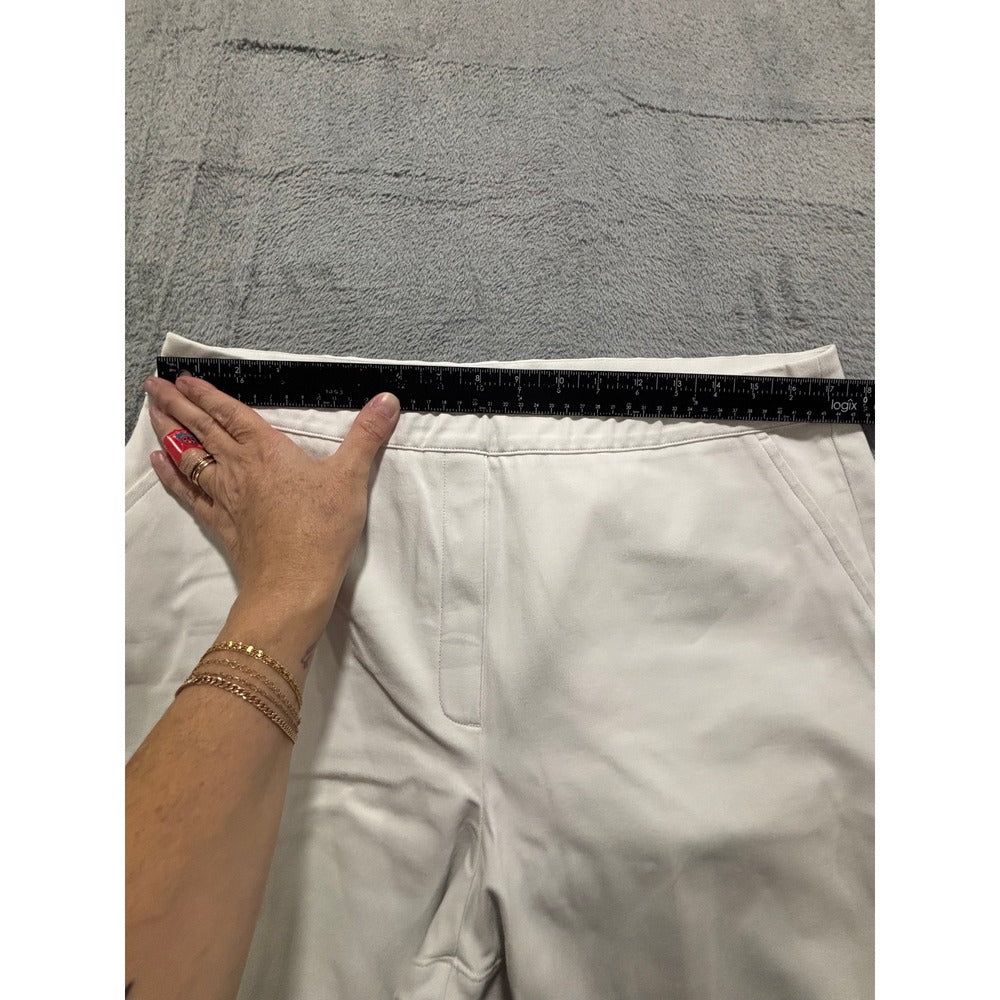 Spanx XL White Flare Pants Womens Casual Athleisure Slimming Trousers