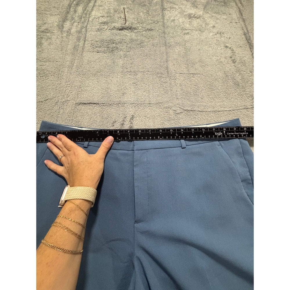Banana Republic 16 Blue Logan Trouser Pants Womens Casual Preppy Vintage