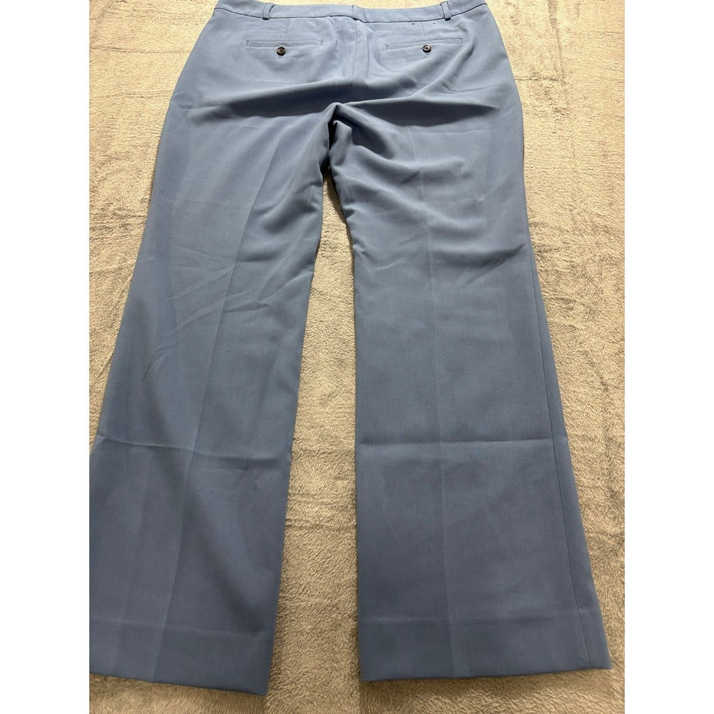 Banana Republic 16 Blue Logan Trouser Pants Womens Casual Preppy Vintage