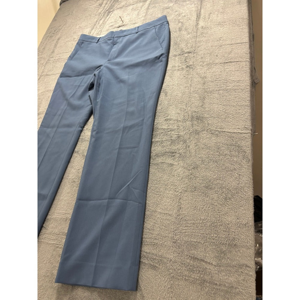 Banana Republic 16 Blue Logan Trouser Pants Womens Casual Preppy Vintage