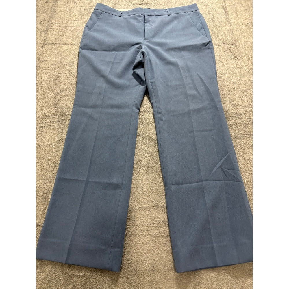 Banana Republic 16 Blue Logan Trouser Pants Womens Casual Preppy Vintage