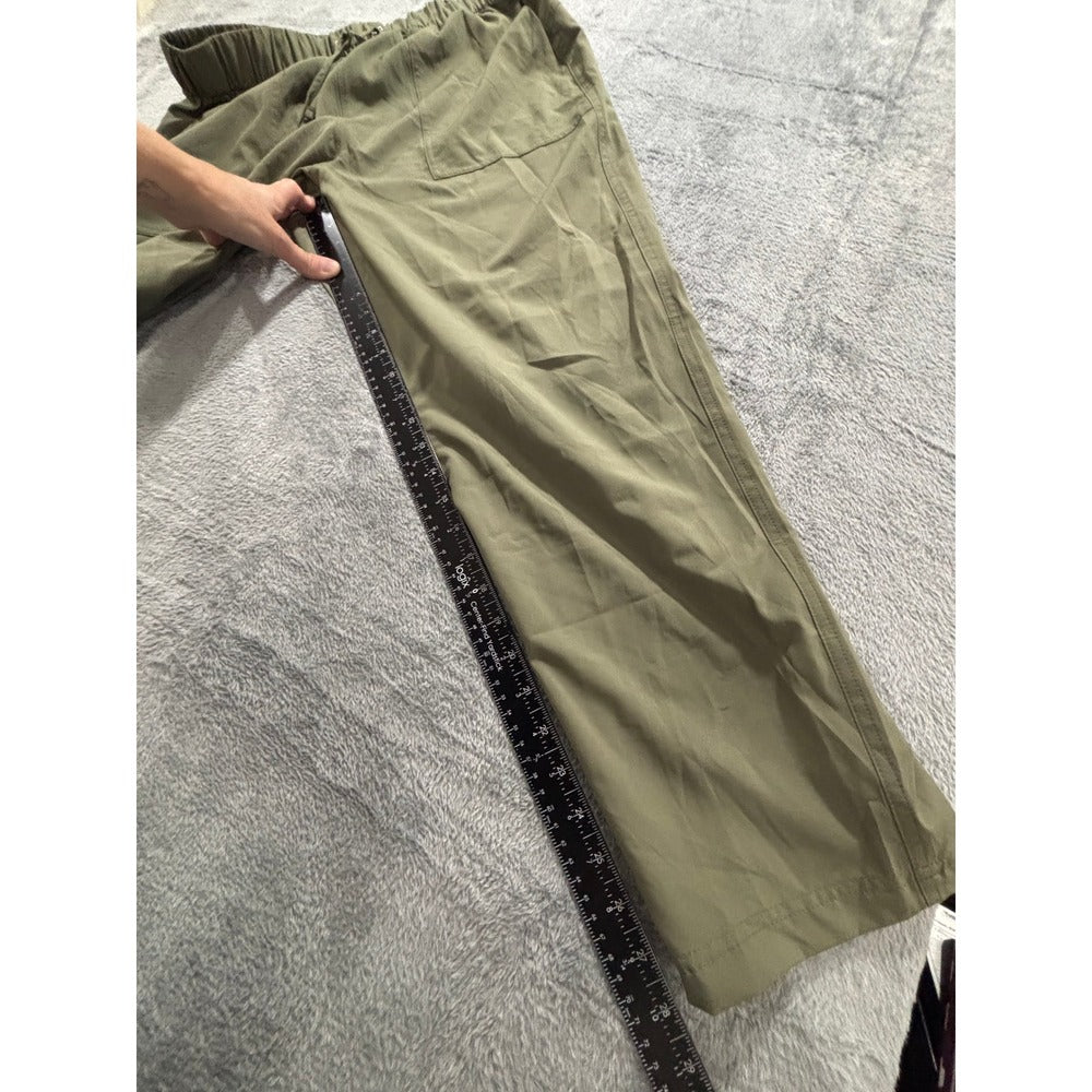 Old Navy Active L Tall Green StretchTech Womens Jogger Pants Athleisure Casual