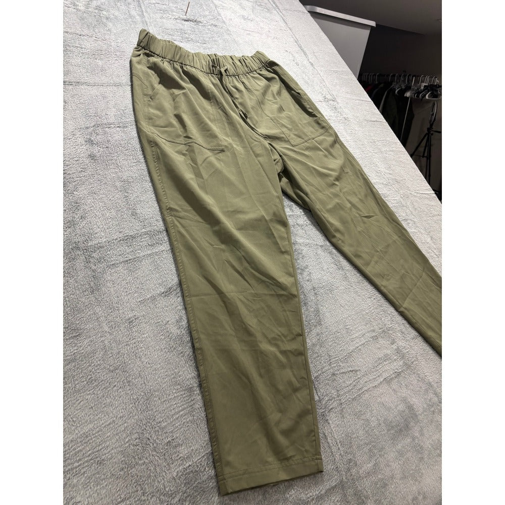Old Navy Active L Tall Green StretchTech Womens Jogger Pants Athleisure Casual