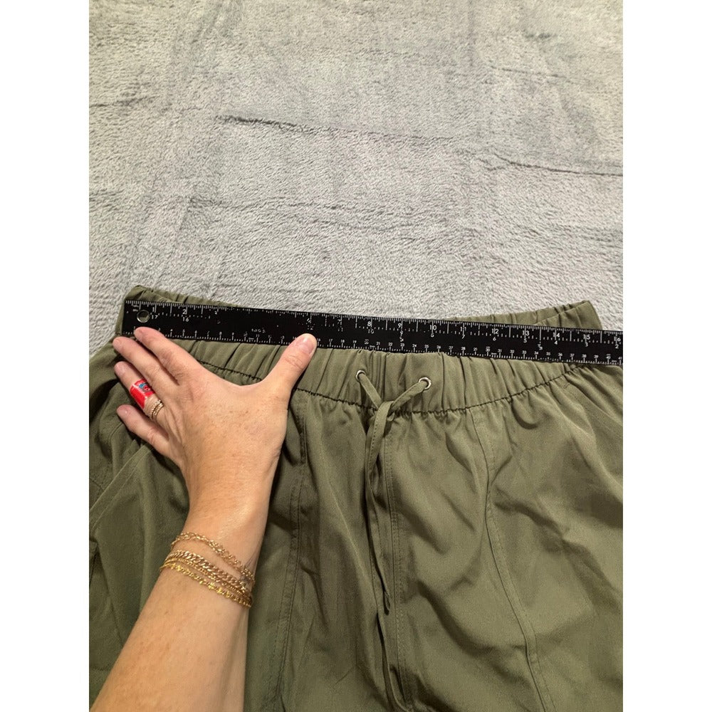 Old Navy Active L Tall Green StretchTech Womens Jogger Pants Athleisure Casual