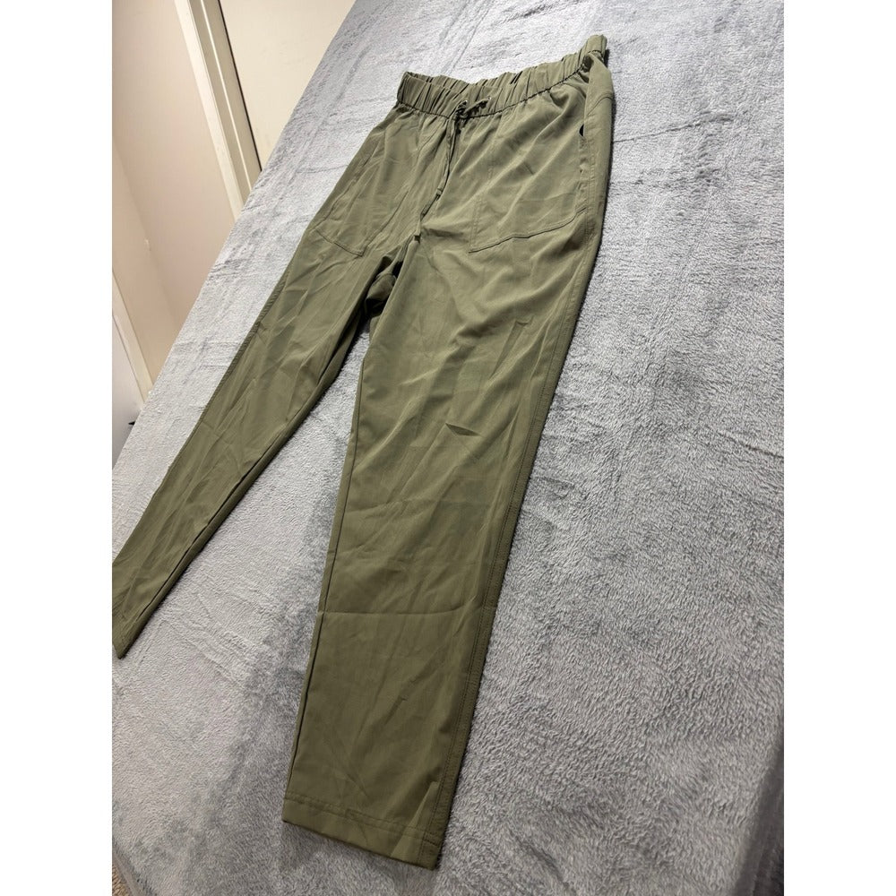 Old Navy Active L Tall Green StretchTech Womens Jogger Pants Athleisure Casual
