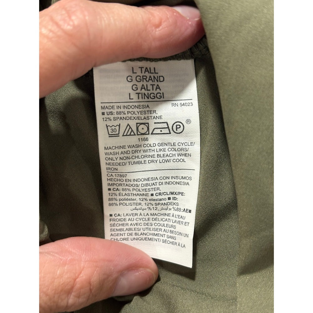 Old Navy Active L Tall Green StretchTech Womens Jogger Pants Athleisure Casual