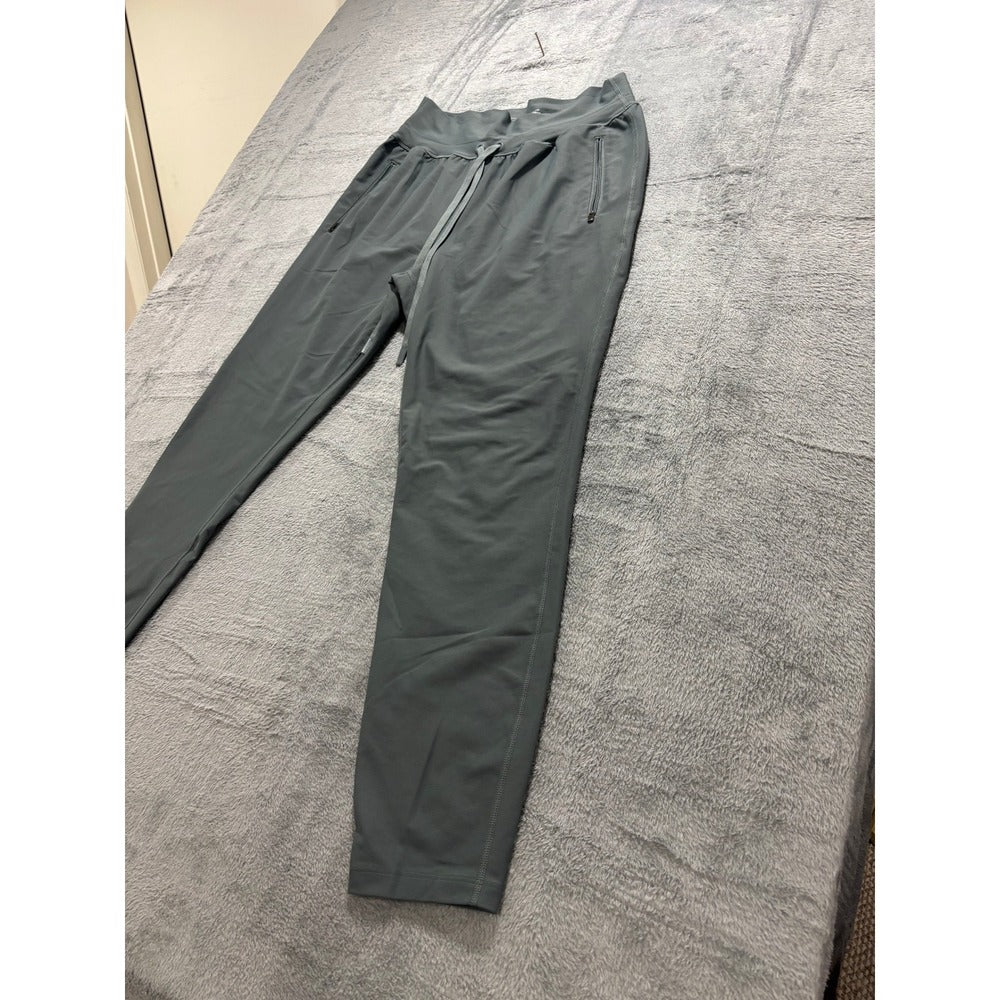 Old Navy Womens L Tall Gray Powersoft Go-Dry High-Rise Jogger Athleisure Casual