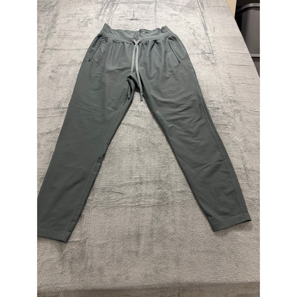 Old Navy Womens L Tall Gray Powersoft Go-Dry High-Rise Jogger Athleisure Casual