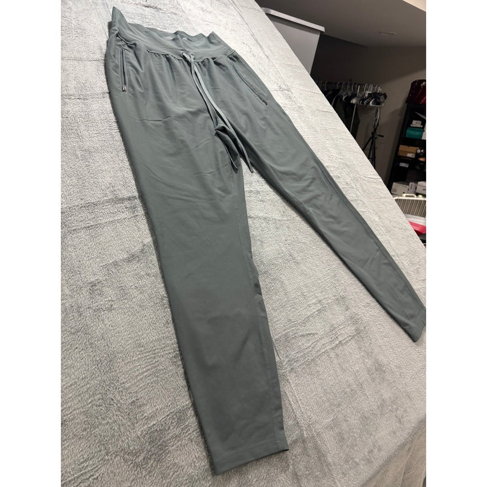 Old Navy Womens L Tall Gray Powersoft Go-Dry High-Rise Jogger Athleisure Casual